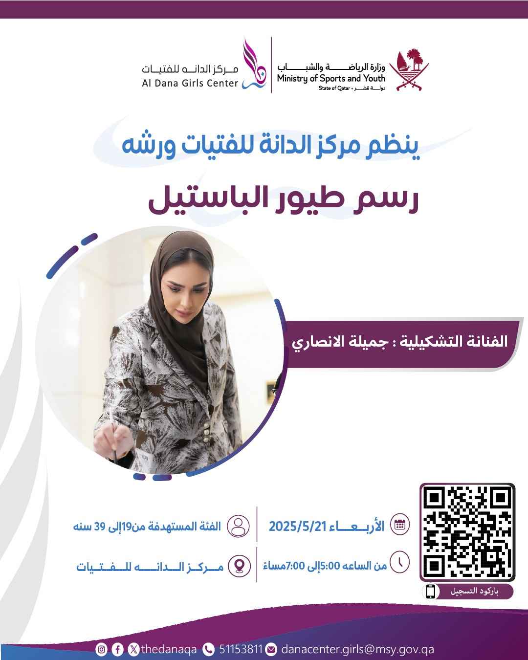 رسم طيور الباستيل